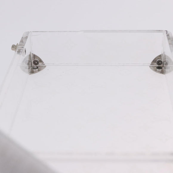 LOUIS VUITTON Monogram Love Message Mini Trunk Plastic Clear M99079 Auth 167975