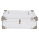 LOUIS VUITTON Monogram Love Message Mini Trunk Plastic Clear M99079 Auth 167975-2