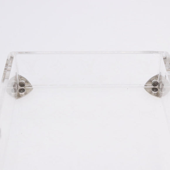 LOUIS VUITTON Monogram Love Message Mini Trunk Plastic Clear M99079 Auth 167975