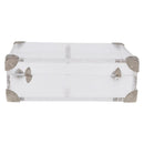LOUIS VUITTON Monogram Love Message Mini Trunk Plastic Clear M99079 Auth 167975-3