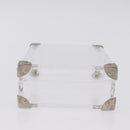 LOUIS VUITTON Monogram Love Message Mini Trunk Plastic Clear M99079 Auth 167975-7