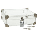 LOUIS VUITTON Monogram Love Message Mini Trunk Plastic Clear M99079 Auth 167975V-1