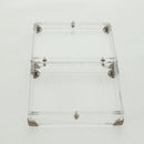 LOUIS VUITTON Monogram Love Message Mini Trunk Plastic Clear M99079 Auth 167975V-9