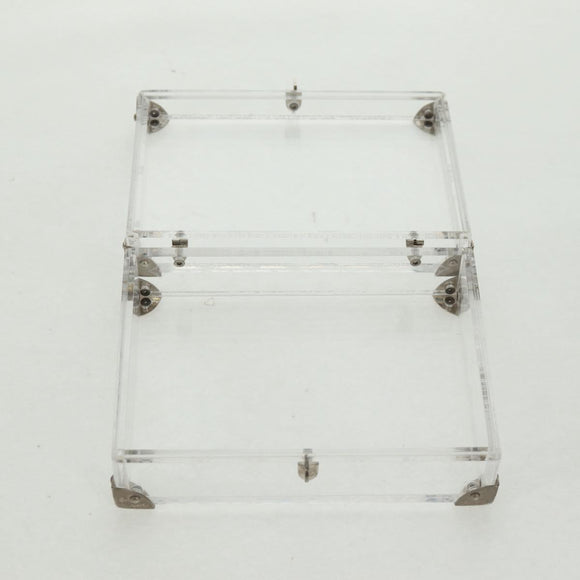 LOUIS VUITTON Monogram Love Message Mini Trunk Plastic Clear M99079 Auth 167975V