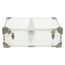 LOUIS VUITTON Monogram Love Message Mini Trunk Plastic Clear M99079 Auth 167975V-2