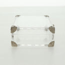 LOUIS VUITTON Monogram Love Message Mini Trunk Plastic Clear M99079 Auth 167975V-3