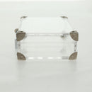 LOUIS VUITTON Monogram Love Message Mini Trunk Plastic Clear M99079 Auth 167975V-4