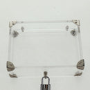 LOUIS VUITTON Monogram Love Message Mini Trunk Plastic Clear M99079 Auth 167975V-6