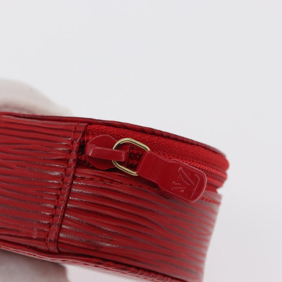 LOUIS VUITTON Epi Ecrin Bijou 8 Jewelry Box Red M48227 LV Auth 167976V