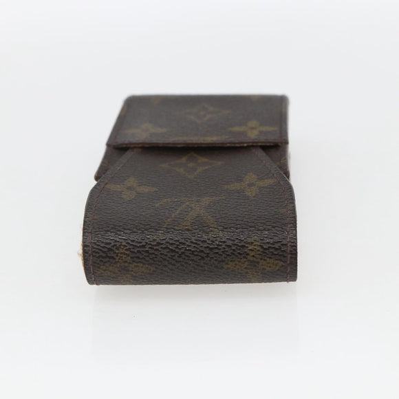 LOUIS VUITTON Monogram Etui Cigarette Case M63024 LV Auth 167978