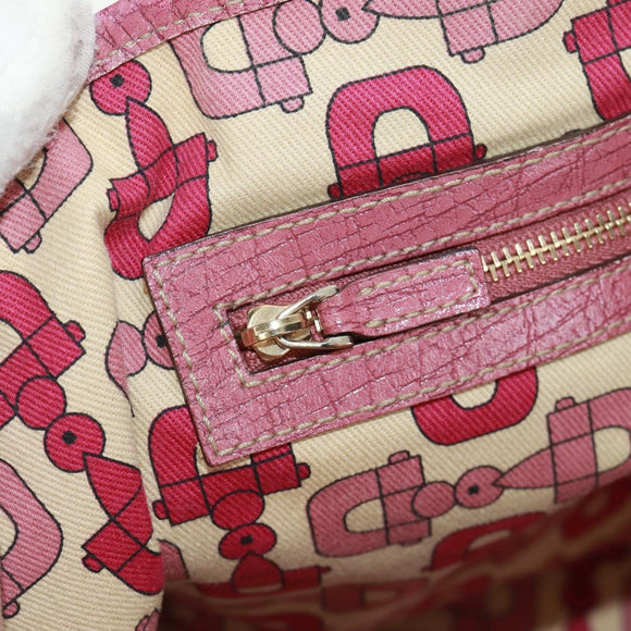 GUCCI GG Canvas Sherry Line Tote Bag Beige Gold 137396 Auth 167995V