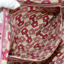 GUCCI GG Canvas Sherry Line Tote Bag Beige Gold 137396 Auth 167995V-22