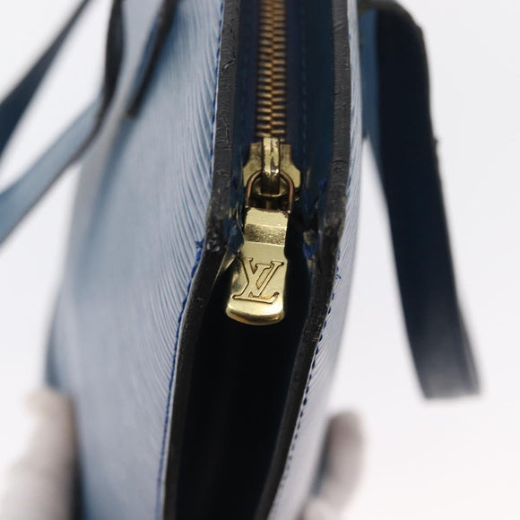 LOUIS VUITTON Epi Saint Jacques Shoulder Bag Blue M52275 LV Auth 167997