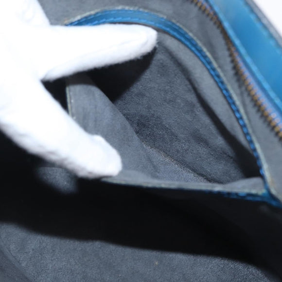 LOUIS VUITTON Epi Saint Jacques Shoulder Bag Blue M52275 LV Auth 167997