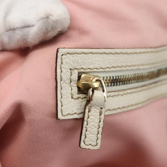 GUCCI GG Canvas Sherry Line Tote Bag Roze Goud kaki 139260 Auth 168002