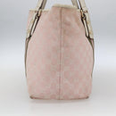GUCCI GG Canvas Sherry Line Tote Bag Roze Goud kaki 139260 Auth 168002-5