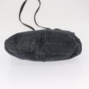 Miu Miu Shoulder Bag Canvas 2way Navy Gold Auth 168005-5