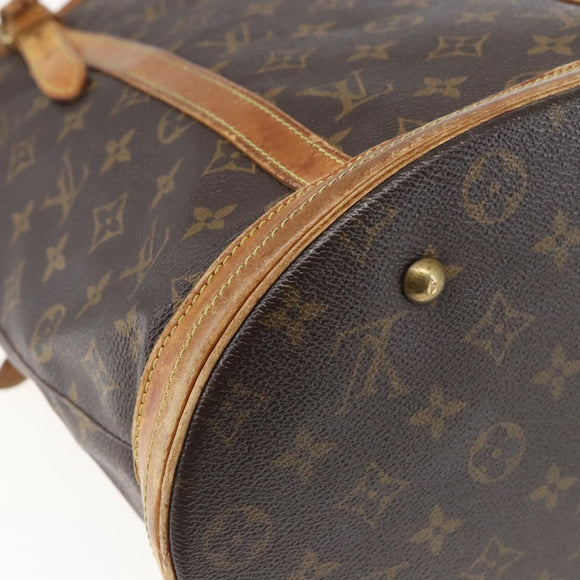 LOUIS VUITTON Monogram Bucket GM Schoudertas M42236 LV Auth 168011