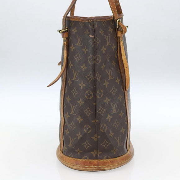 LOUIS VUITTON Monogram Bucket GM Schoudertas M42236 LV Auth 168011