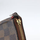 LOUIS VUITTON Damier Ebene Pochette Accessoires Pouch N41206 LV Auth 168013-10