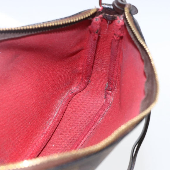 LOUIS VUITTON Damier Ebene Pochette Accessoires Pouch N41206 LV Auth 168013