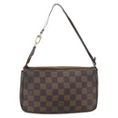 LOUIS VUITTON Damier Ebene Pochette Accessoires Pouch N41206 LV Auth 168013-2