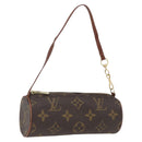 LOUIS VUITTON Monogram Papillon Pouch LV Auth 168023-1
