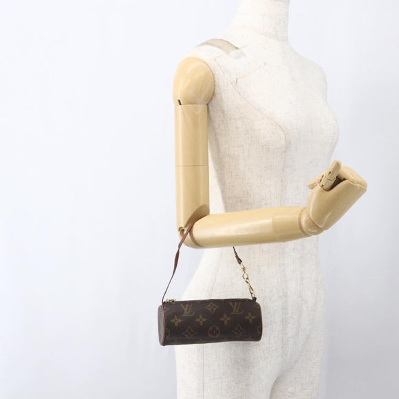 LOUIS VUITTON Monogram Papillon Pouch LV Auth 168023
