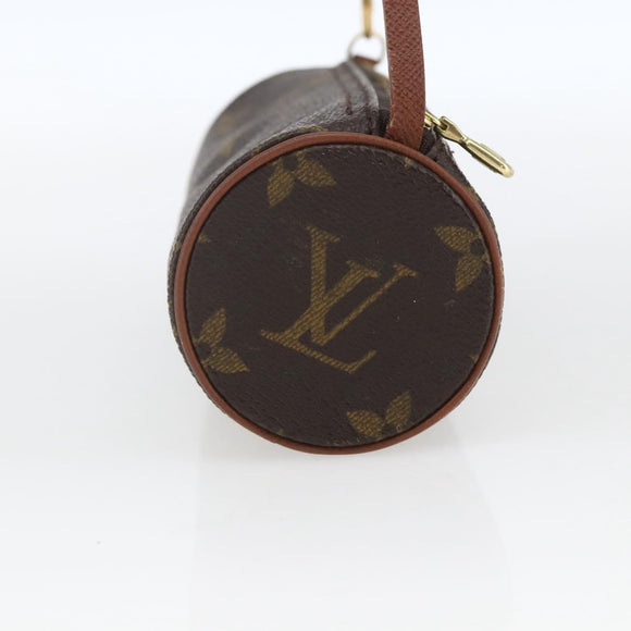 LOUIS VUITTON Monogram Papillon Pouch LV Auth 168023