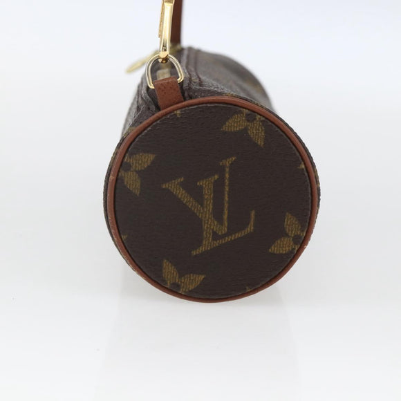LOUIS VUITTON Monogram Papillon Pouch LV Auth 168023