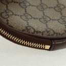 GUCCI GG Supreme Bananya Coin Purse PVC Beige Gold 701062 Auth 168024M-11