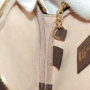 GUCCI GG Supreme Bananya Coin Purse PVC Beige Gold 701062 Auth 168024M-18