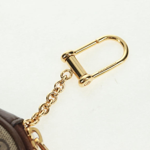 GUCCI GG Supreme Bananya Coin Purse PVC Beige Gold 701062 Auth 168024M