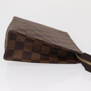 LOUIS VUITTON Damier Ebene Poche Toilette 19 Pouch N47544 LV Auth 168026V-3