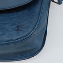 LOUIS VUITTON Epi Saint Cloud GM Shoulder Bag Toledo Blue M52195 LV Auth 168028-14