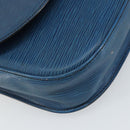 LOUIS VUITTON Epi Saint Cloud GM Shoulder Bag Toledo Blue M52195 LV Auth 168028-15