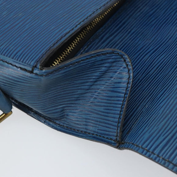 LOUIS VUITTON Epi Saint Cloud GM Shoulder Bag Toledo Blue M52195 LV Auth 168028