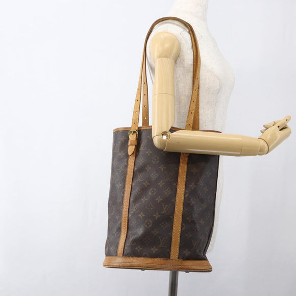 LOUIS VUITTON Monogram Bucket GM Shoulder Bag M42236 LV Auth 168030