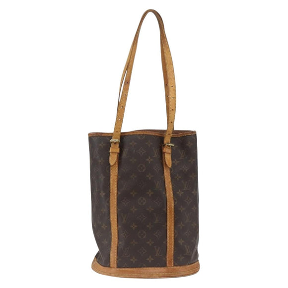 LOUIS VUITTON Monogram Bucket GM Shoulder Bag M42236 LV Auth 168030