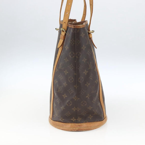 LOUIS VUITTON Monogram Bucket GM Shoulder Bag M42236 LV Auth 168030