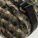 BURBERRY Blue Label Shoulder Bag Tweed Green Auth 168031V-8
