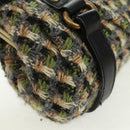 BURBERRY Blue Label Shoulder Bag Tweed Green Auth 168031V-16