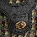 BURBERRY Blue Label Shoulder Bag Tweed Green Auth 168031V-18