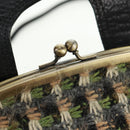 BURBERRY Blue Label Shoulder Bag Tweed Green Auth 168031V-10