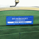 BURBERRY Blue Label Shoulder Bag Tweed Green Auth 168031V-20