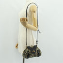 BURBERRY Blue Label Shoulder Bag Tweed Green Auth 168031V-24