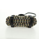 BURBERRY Blue Label Shoulder Bag Tweed Green Auth 168031V-5