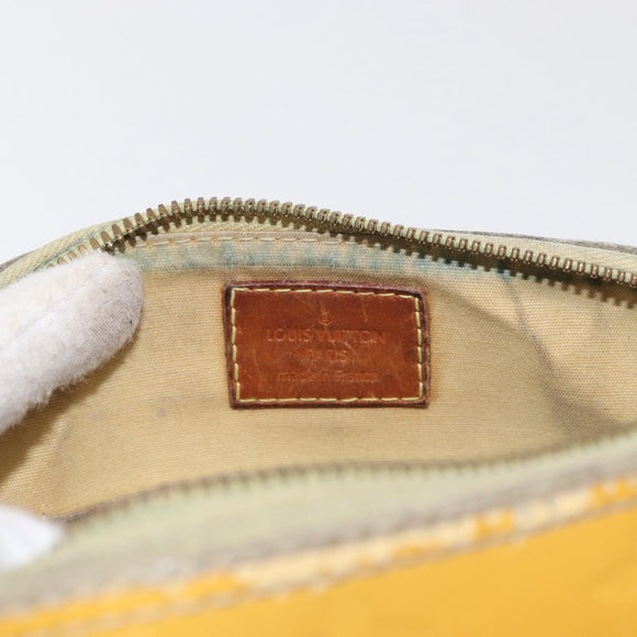 LOUIS VUITTON Monogram Vernis Alma PM Hand Bag Citrin M90101 LV Auth 168034