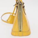 LOUIS VUITTON Monogram Vernis Alma PM Hand Bag Citrin M90101 LV Auth 168034-3