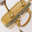 LOUIS VUITTON Monogram Vernis Alma PM Hand Bag Citrin M90101 LV Auth 168034-6
